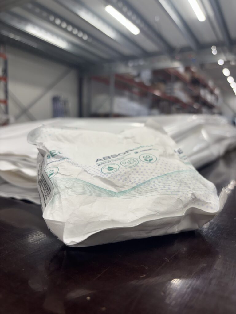 moisture absorbing desiccant bag